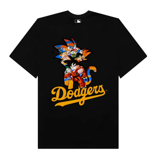 MLB Anime Dragon Ball Dodgers T-Shirt - Hình ảnh 6