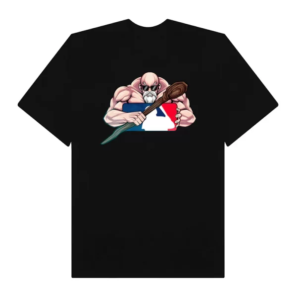 MLB Anime Dragon Ball Master Roshi MLB Logo T-Shirt
