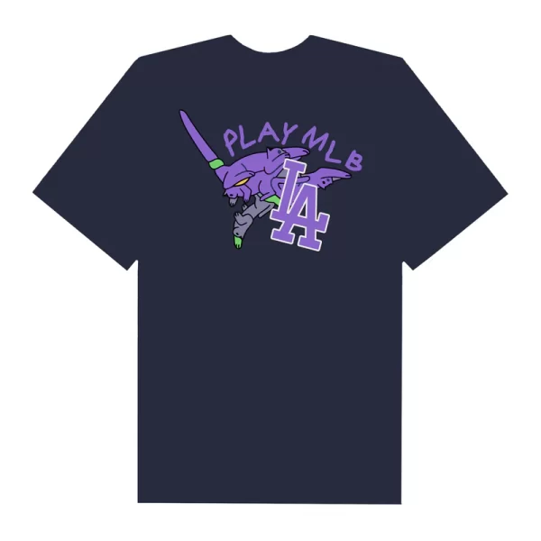 MLB Anime Evangelion Eva 01 Play MLB T-Shirt - Hình ảnh 8