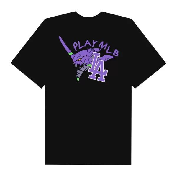 MLB Anime Evangelion Eva 01 Play MLB T-Shirt - Hình ảnh 6