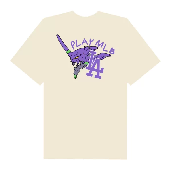 MLB Anime Evangelion Eva 01 Play MLB T-Shirt - Hình ảnh 4