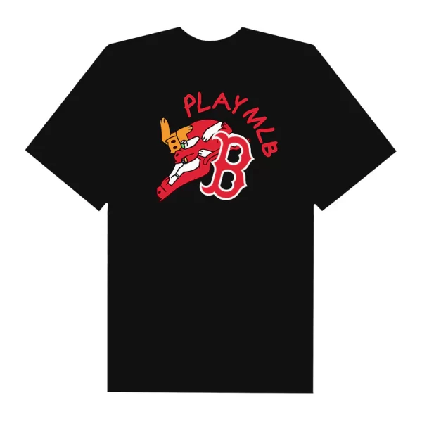 MLB Anime Evangelion Eva 02 Play MLB T-Shirt - Hình ảnh 2