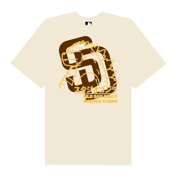 MLB Anime Gojira San Diego Padres T-Shirt - Hình ảnh 8