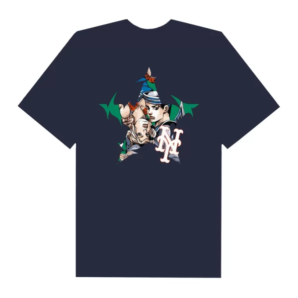 MLB Anime Jojo Jolyne and Johnny NY T-Shirt - Hình ảnh 4