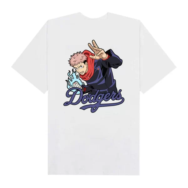 MLB Anime One Piece Luffy NY T-Shirt (Sao chép) - Hình ảnh 6