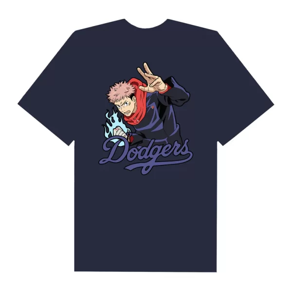 MLB Anime One Piece Luffy NY T-Shirt (Sao chép) - Hình ảnh 4