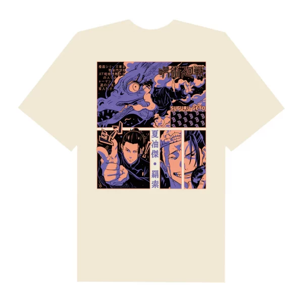 MLB Anime Jujustu Kaisen Geto Boston Team T-Shirt - Hình ảnh 8