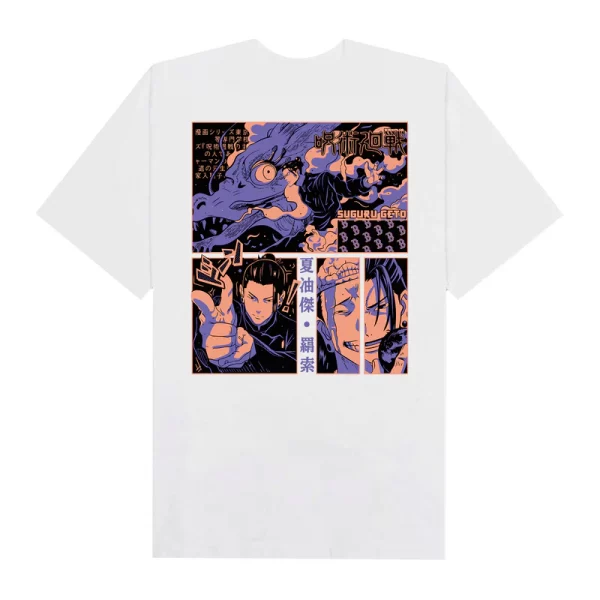 MLB Anime Jujustu Kaisen Geto Boston Team T-Shirt - Hình ảnh 6
