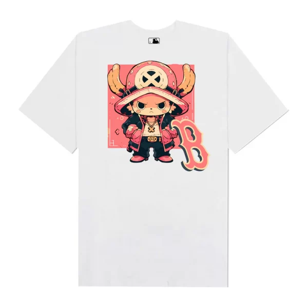 MLB Anime One Piece Chopper Boston T-Shirt - Hình ảnh 9