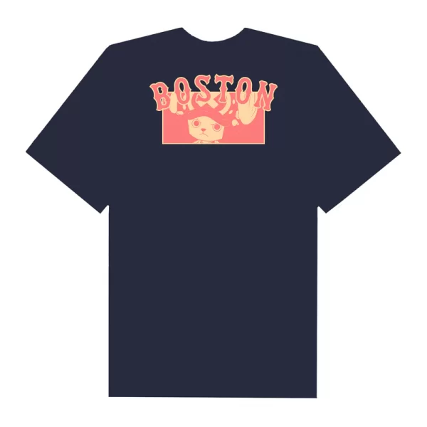 MLB Anime One Piece Chopper Boston T-Shirt - Hình ảnh 4