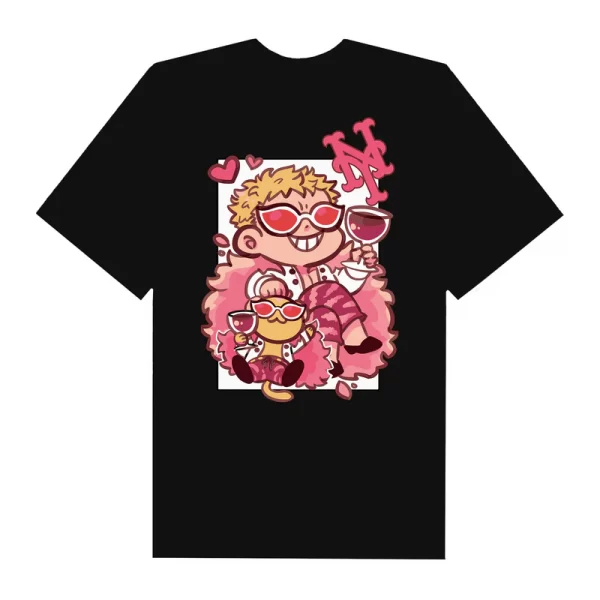 MLB Anime One Piece DoFlamigo NY Mets T-Shirt