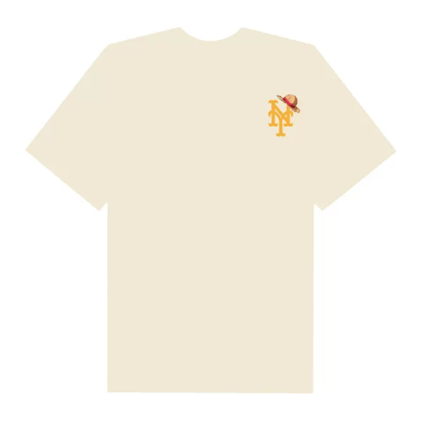 MLB Anime One Piece Luffy NY T-Shirt - Hình ảnh 7
