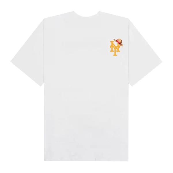 MLB Anime One Piece Luffy NY T-Shirt - Hình ảnh 3