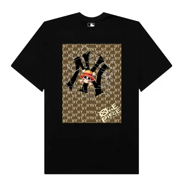 MLB Anime One Piece Skull Logo T-Shirt - Hình ảnh 6