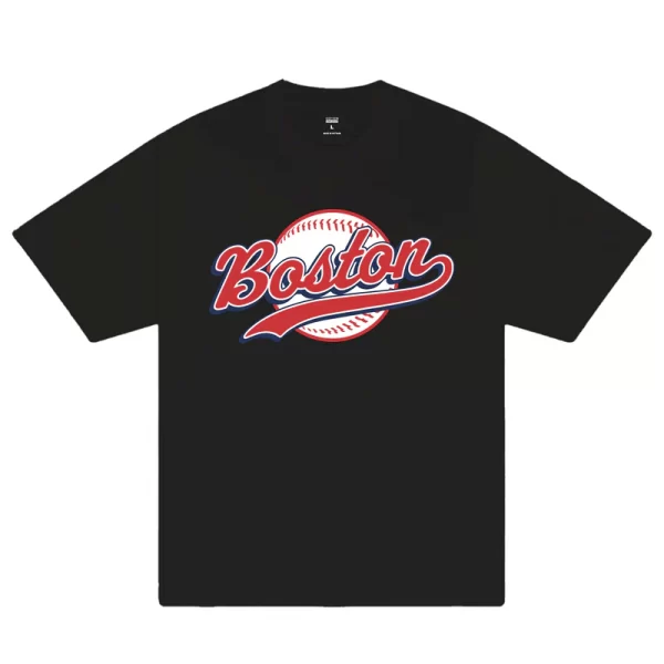 MLB Boston Red Blue Baseball T-Shirt