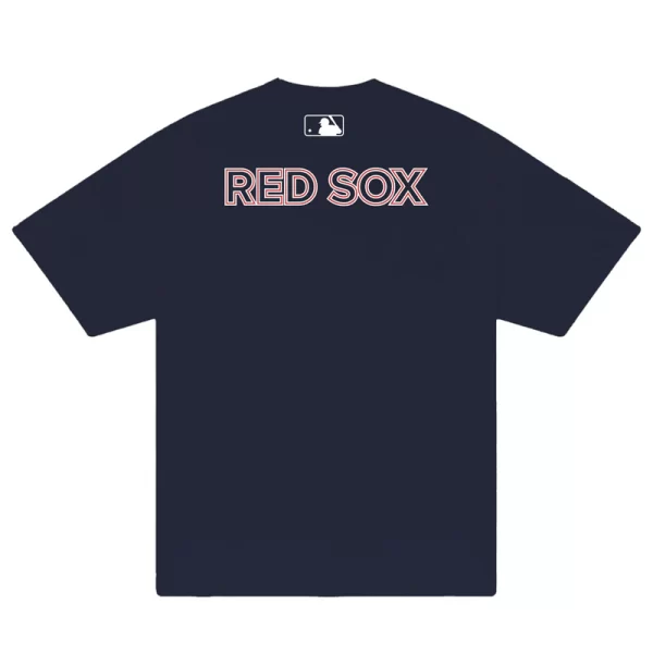 MLB Boston Red Blue Baseball T-Shirt - Hình ảnh 5