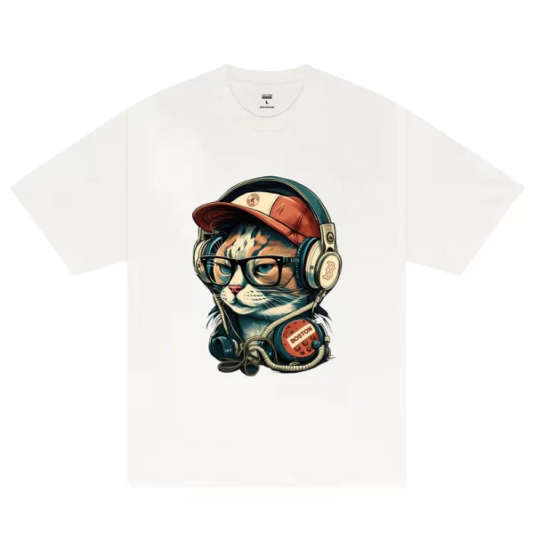 MLB Boston Beat Cat T-Shirt - Hình ảnh 4
