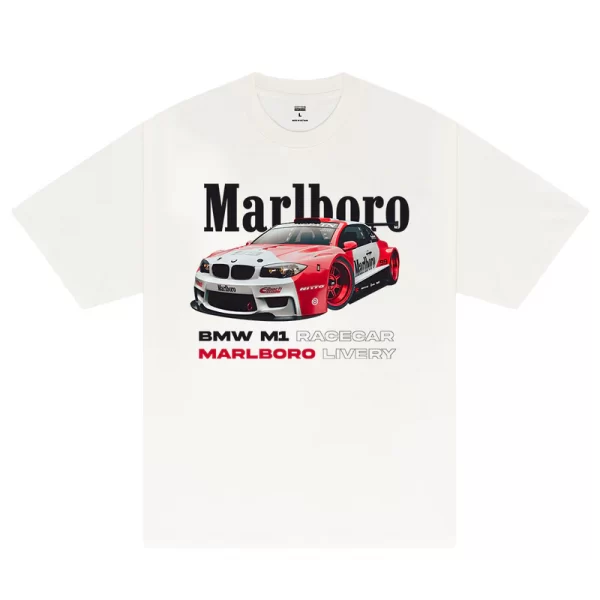 Marlboro BMW M1 Race Car T-Shirt - Hình ảnh 8