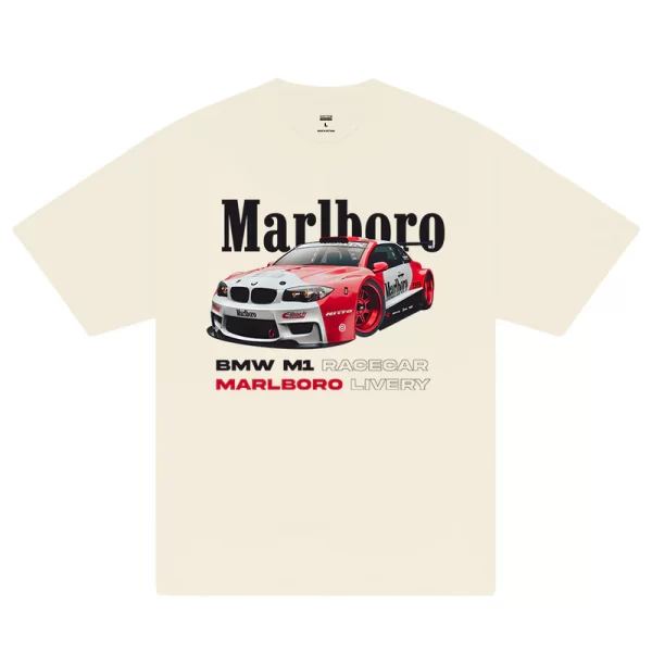 Marlboro BMW M1 Race Car T-Shirt - Hình ảnh 4