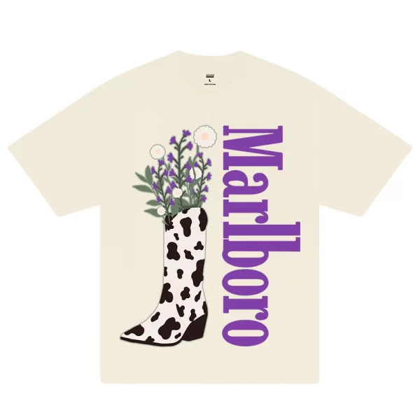 Marlboro Flower In My Boot T-Shirt - Hình ảnh 4