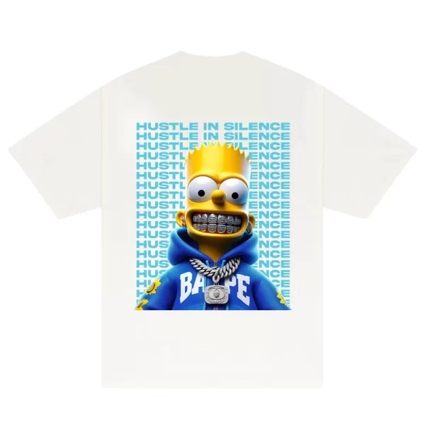 Money Bart Simpson Flexing T-Shirt - Hình ảnh 2