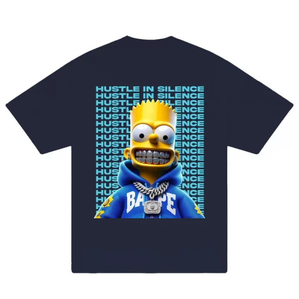 Money Bart Simpson Flexing T-Shirt - Hình ảnh 8