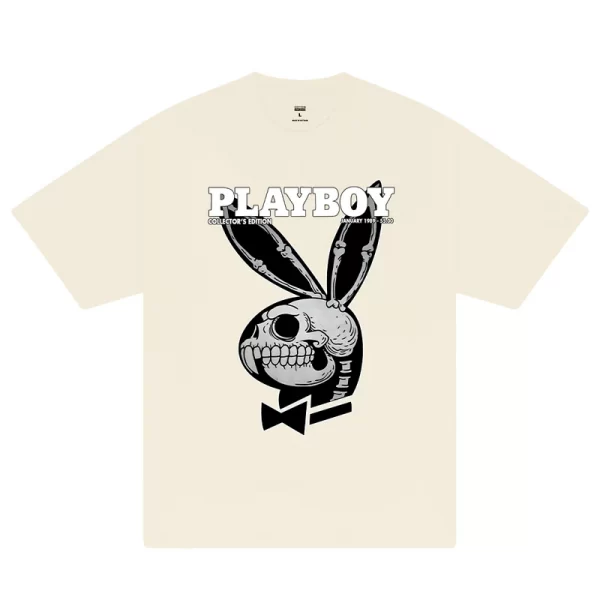 Play Boy Bunny Skull T-Shirt - Hình ảnh 3