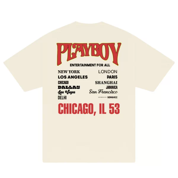 Play Boy Chicago Tour T-Shirt - Hình ảnh 8