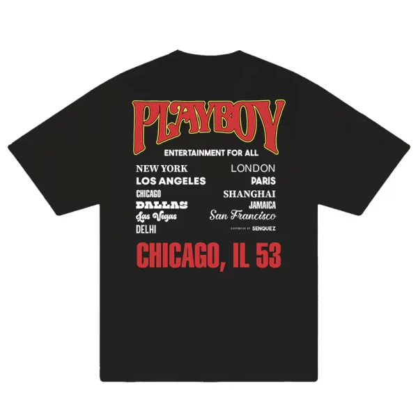 Play Boy Chicago Tour T-Shirt - Hình ảnh 6