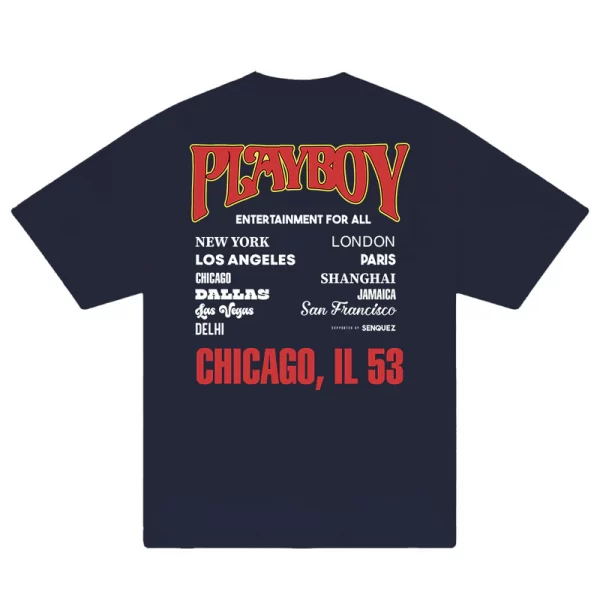 Play Boy Chicago Tour T-Shirt - Hình ảnh 4