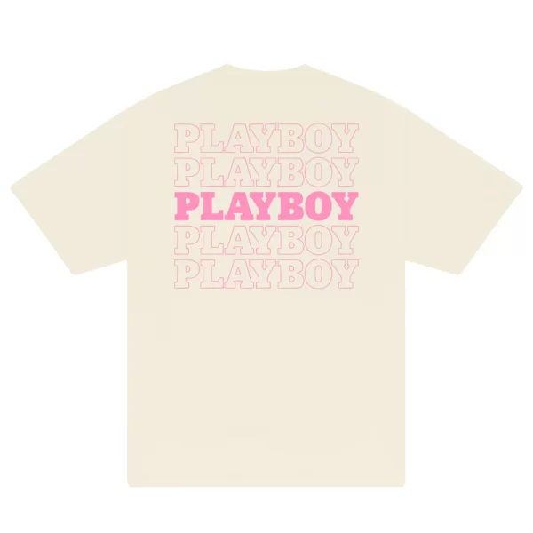 Play Boy Pink Repeating Masthead T-Shirt - Hình ảnh 9