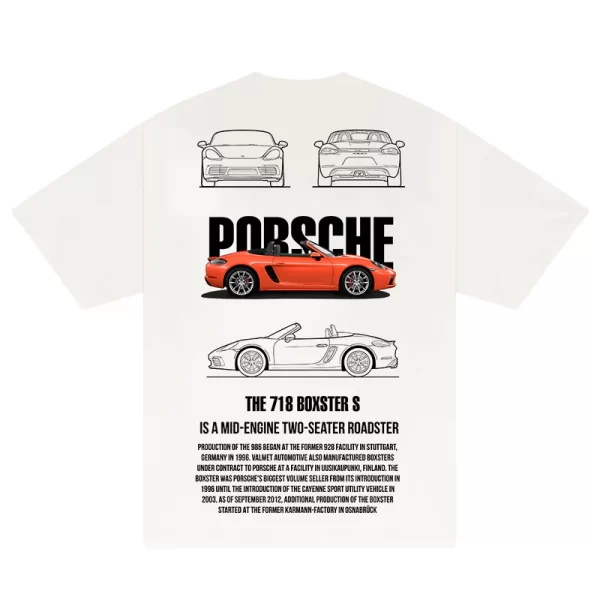 Porsche 718 BOXSTER S T-Shirt - Hình ảnh 6