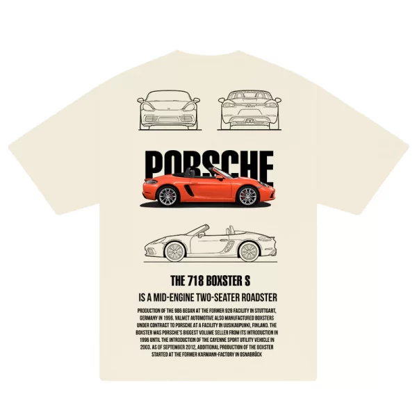 Porsche 718 BOXSTER S T-Shirt - Hình ảnh 4