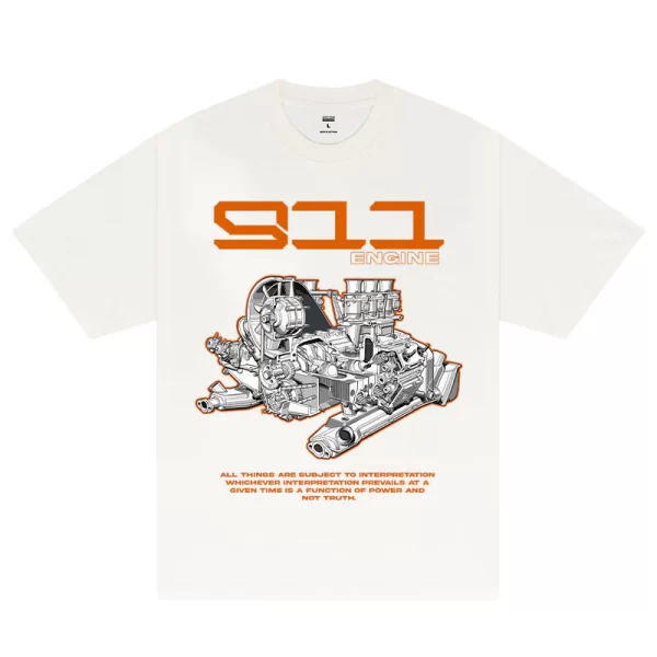 Porsche 911 Engine T-Shirt - Hình ảnh 7