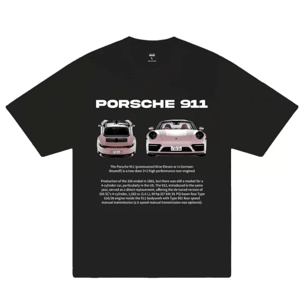 Porsche 911 Pear Pink T-Shirt - Hình ảnh 8