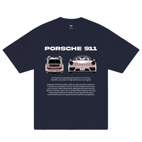 Porsche 911 Pear Pink T-Shirt - Hình ảnh 6