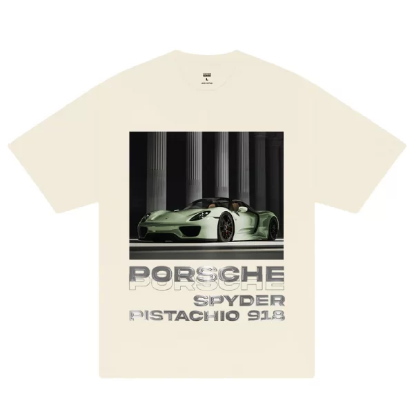 Porsche 918 Spyder Pistachio T-Shirt - Hình ảnh 8