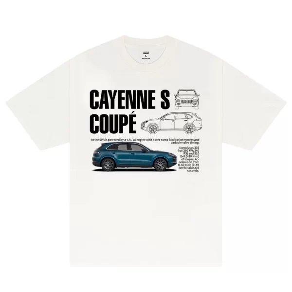 Porsche Cayenne S Coupe Classic T-Shirt - Hình ảnh 2