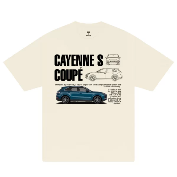 Porsche Cayenne S Coupe Classic T-Shirt - Hình ảnh 4