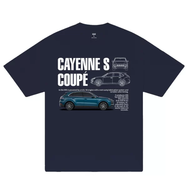 Porsche Cayenne S Coupe Classic T-Shirt - Hình ảnh 6