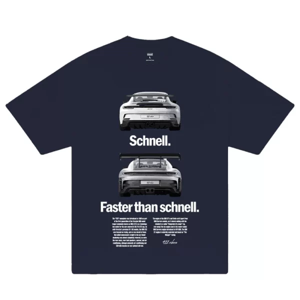 Porsche Faster Than Schnell T-Shirt - Hình ảnh 3
