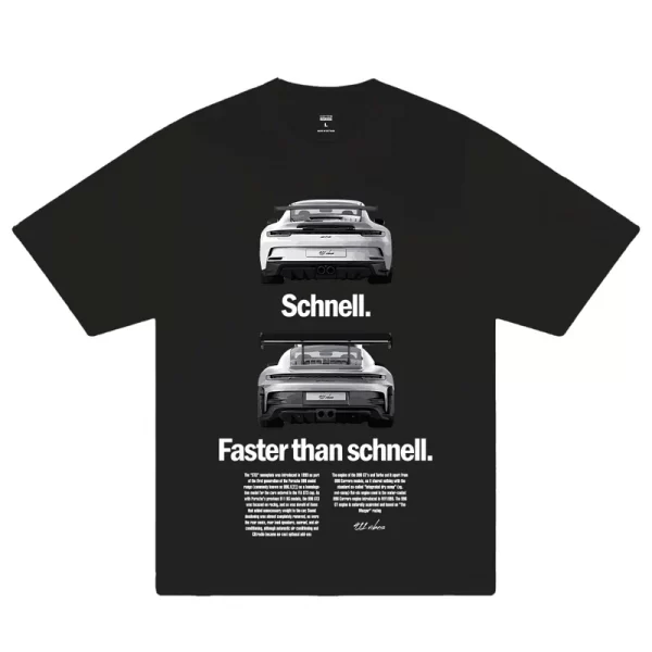 Porsche Faster Than Schnell T-Shirt - Hình ảnh 6