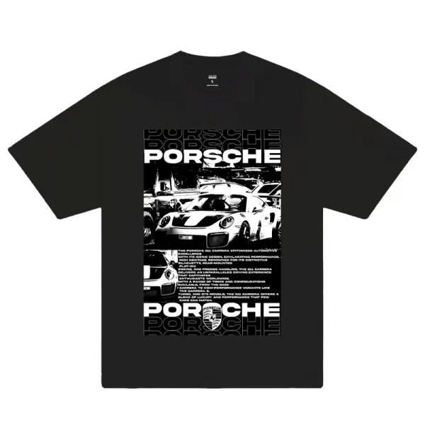 Porsche Street Style T-Shirt - Hình ảnh 8