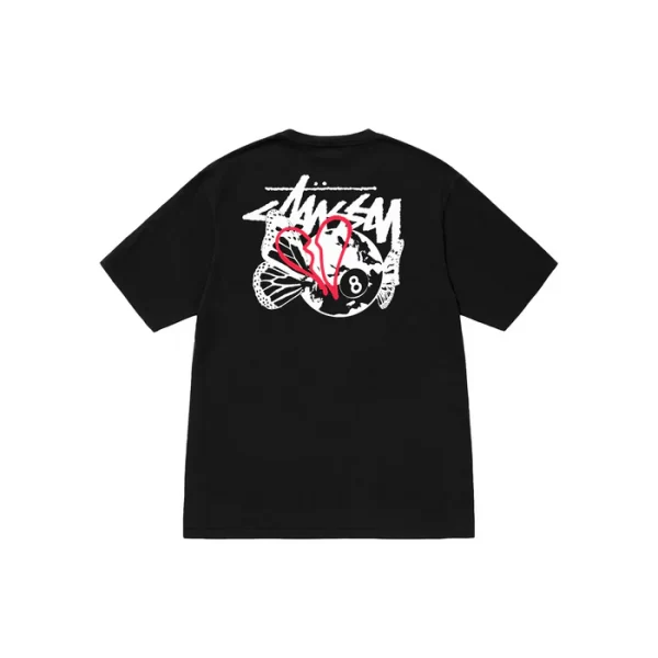 Stussy Butterfly Billiard Ball T-Shirt