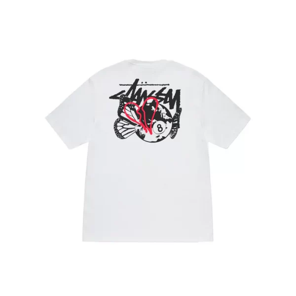 Stussy Butterfly Billiard Ball T-Shirt - Hình ảnh 5