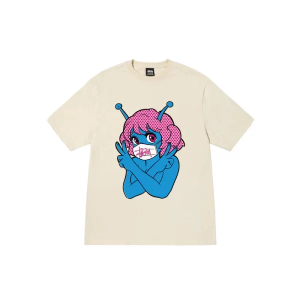 Stussy Cyan Alien T-Shirt