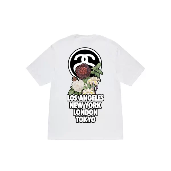 Stussy Floral Address T-Shirt - Hình ảnh 2