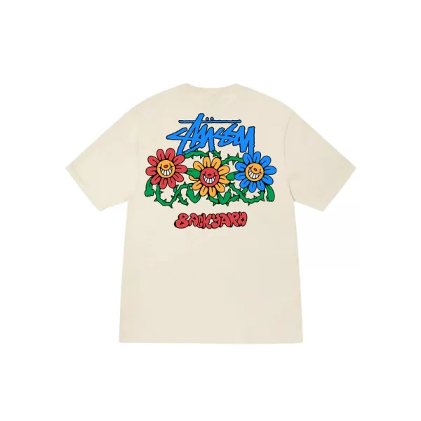 Stussy Floral Backyard T-Shirt - Hình ảnh 5