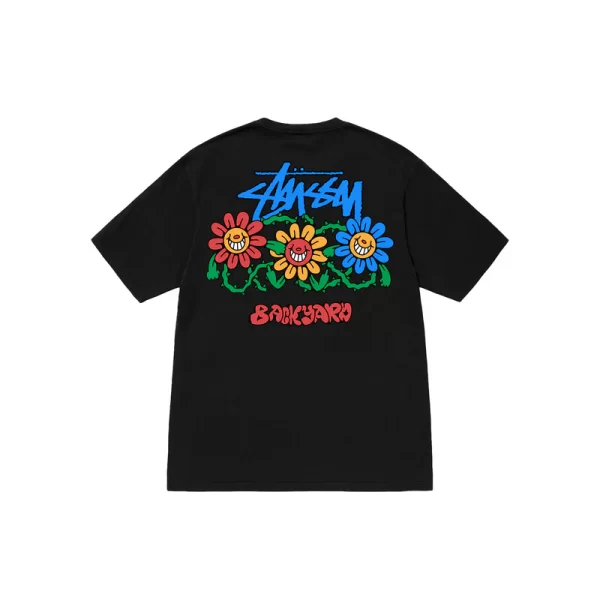 Stussy Floral Backyard T-Shirt - Hình ảnh 4