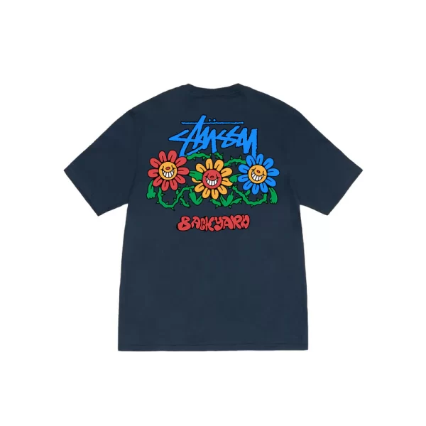 Stussy Floral Backyard T-Shirt - Hình ảnh 3